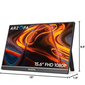ARZOPA 15.6-Inch Portable Monitor